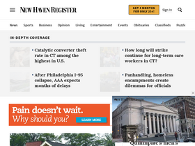 'nhregister.com' screenshot