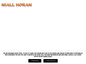 'niallhoran.com' screenshot