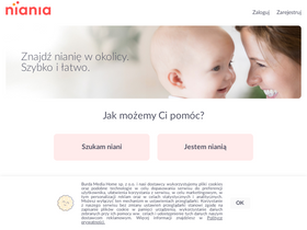 'niania.pl' screenshot