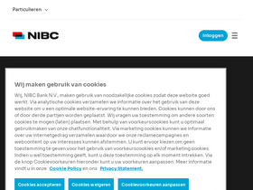 'nibcdirect.nl' screenshot