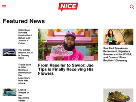 'nicekicks.com' screenshot