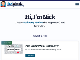 'nickkolenda.com' screenshot