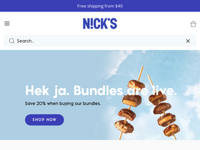 'nicks.com' screenshot