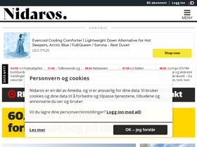 'nidaros.no' screenshot