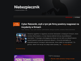 'niebezpiecznik.pl' screenshot