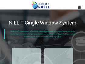 'nielit.gov.in' screenshot