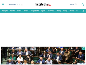 'niezalezna.pl' screenshot