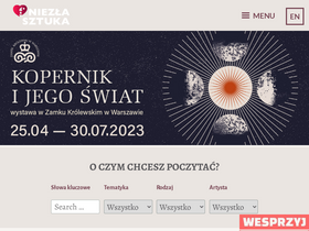 'niezlasztuka.net' screenshot