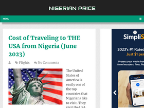 'nigerianprice.com' screenshot