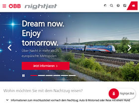 'nightjet.com' screenshot