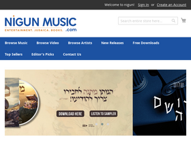 'nigunmusic.com' screenshot