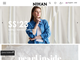 'nihan.com.tr' screenshot