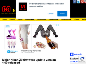 'nikonrumors.com' screenshot