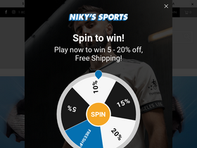 'nikys-sports.com' screenshot