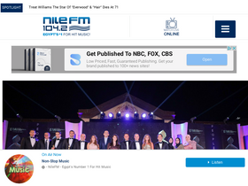 'nilefm.com' screenshot