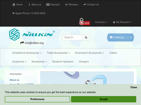'nillkin.org' screenshot