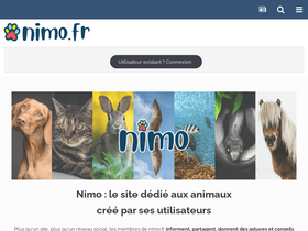'nimo.fr' screenshot