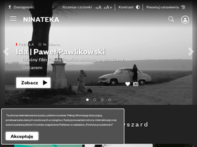 'ninateka.pl' screenshot