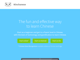 'ninchanese.com' screenshot