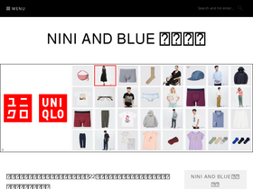 'niniandblue.com' screenshot