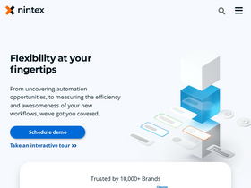 'nintex.com' screenshot