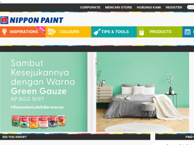 'nipponpaint-indonesia.com' screenshot