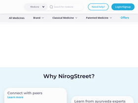 'nirogstreet.com' screenshot