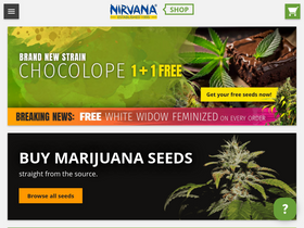 'nirvanashop.com' screenshot