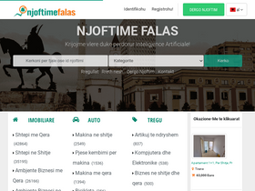 'njoftimefalas.com' screenshot