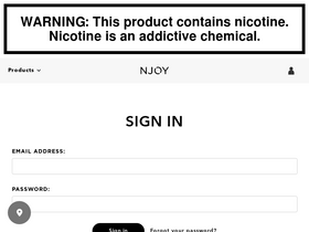 'njoy.com' screenshot