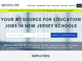 'njschooljobs.com' screenshot