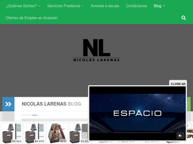 'nlarenas.com' screenshot