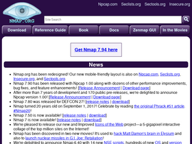 'nmap.org' screenshot