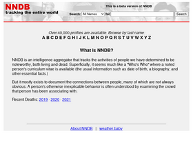 'nndb.com' screenshot
