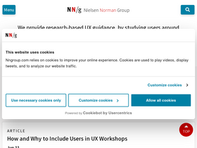 'nngroup.com' screenshot