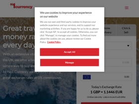 'no1currency.com' screenshot