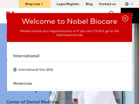 'nobelbiocare.com' screenshot