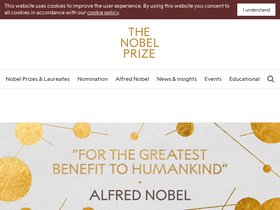 'nobelprize.org' screenshot