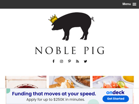 'noblepig.com' screenshot
