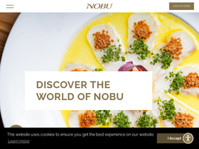 'noburestaurants.com' screenshot