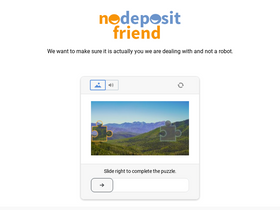 'nodepositfriend.com' screenshot
