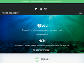 'nodesource.com' screenshot