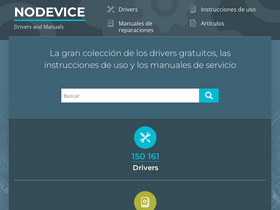 'nodevice.es' screenshot