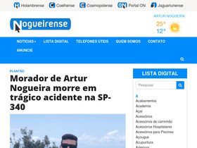 'nogueirense.com.br' screenshot