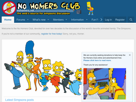 'nohomers.net' screenshot