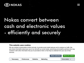 'nokas.com' screenshot