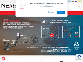 'noktadetectors.com' screenshot