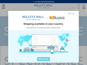 'nolleys-mall.jp' screenshot