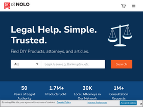 'nolo.com' screenshot