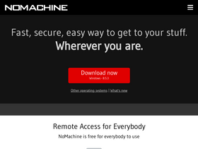 'nomachine.com' screenshot
